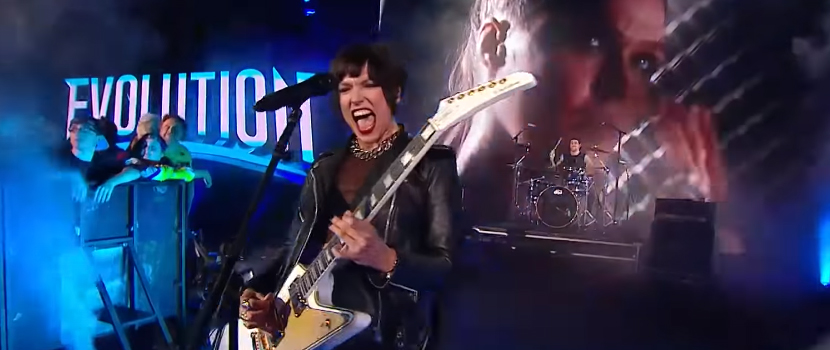 Here's Nita Strauss & Halestorm's Lzzy Hale's Performance At The Recent 'WWE Evolution' Event