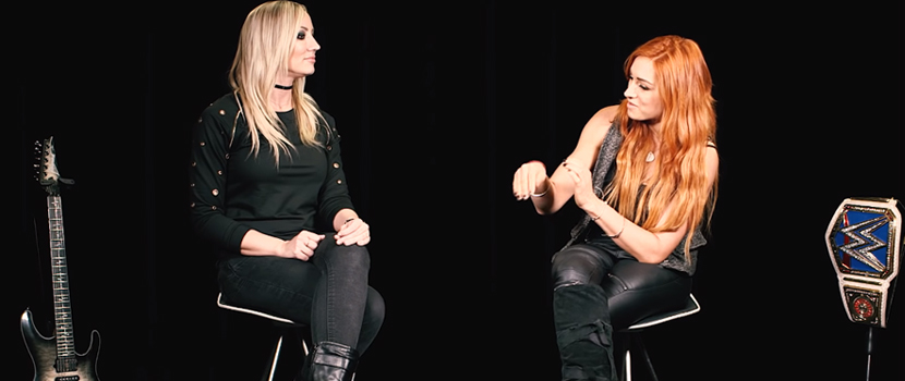Nita Strauss & WWE's Becky Lynch Discuss Their Careers, Life On The Road And More In New Video