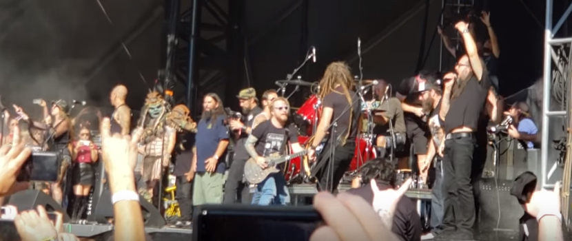 Watch Members Of Korn, Godsmack, Deftones, HELLYEAH, Etc. Pay Tribute To Vinnie Paul At Special 'Aftershock Festival' Set