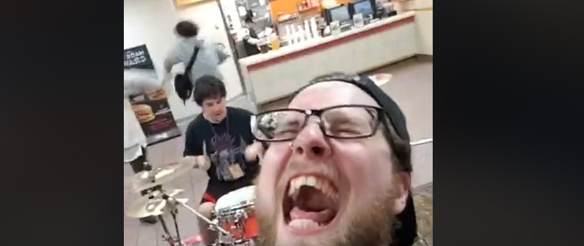 Watch Two Bands Play A Wendy's In Knoxville, TN