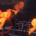 Gojira's Guitarist Got A Bit Too Close To The Pyro At The 'Sonic Temple Festival'