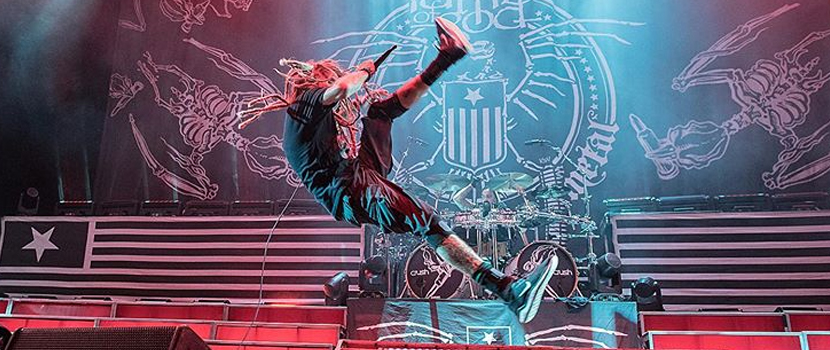 Lamb Of God's Randy Blythe Falls Onstage In Camden, NJ