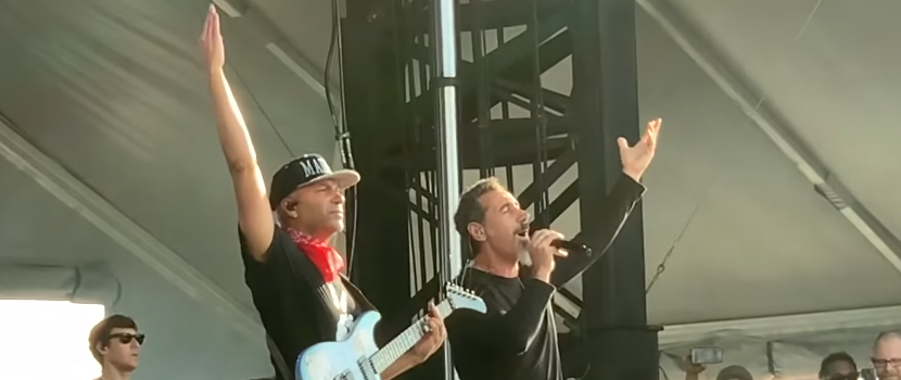 System Of A Down's Serj Tankian Joins Tom Morello Onstage For Audioslave Cover At 'Sonic Temple Festival'