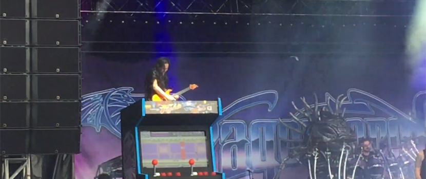 DragonForce Add Giant Arcade Games To Their Live Show