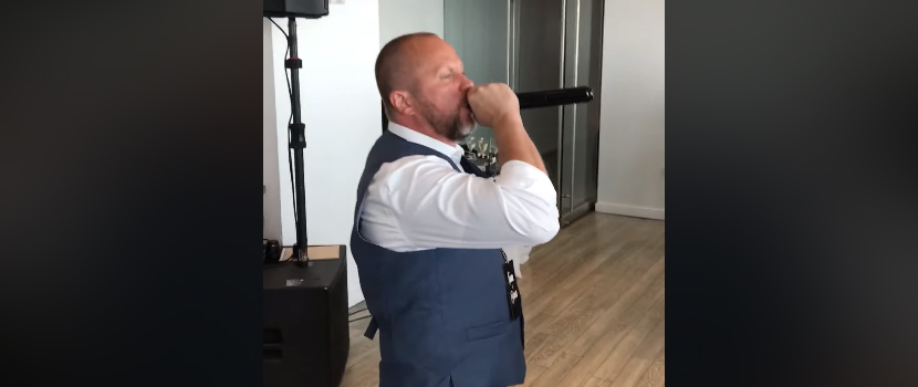 Ex-Suffocation Frontman Frank Mullen Performed "Entrails Of You" At His Recent Wedding Reception