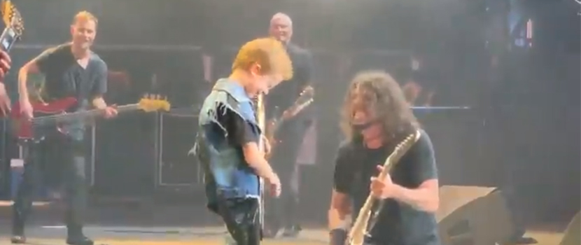 Watch Anthrax Guitarist Scott Ian's Young Son Revel Play "Everlong" With The Foo Fighters