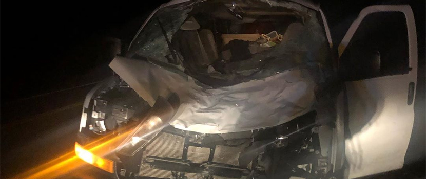 Crazy Town Totaled Their Van In A Serious Accident With A Moose While Touring Canada