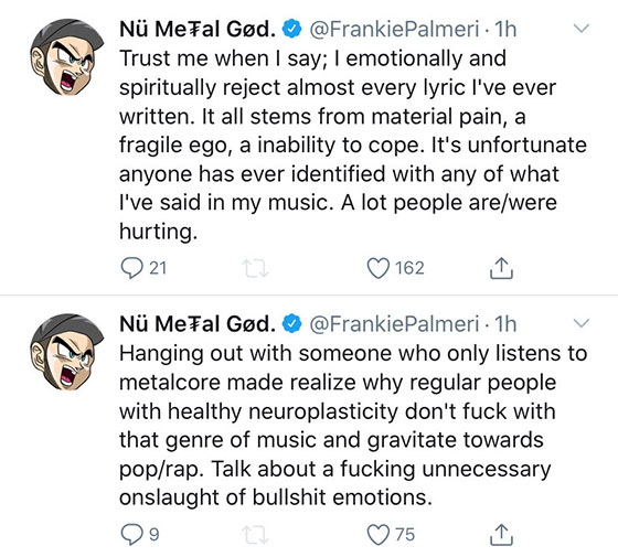 Emmure;'s Frankie Palmeri's Tweets