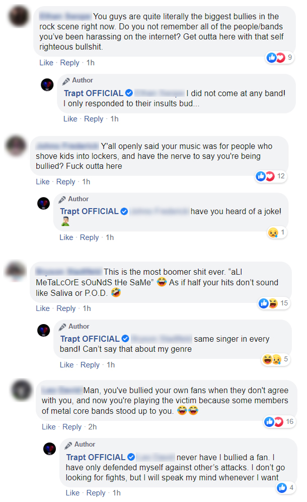 Trapt On Facebook