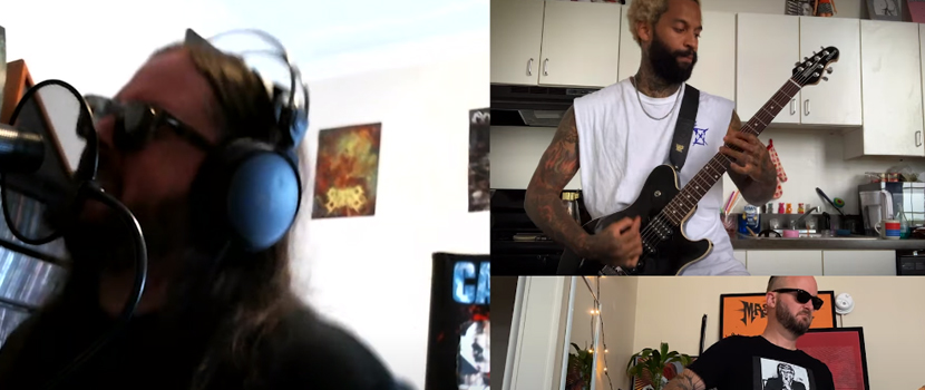 Members Of The Black Dahlia Murder, Fever 333, Intronaut, Etc. Cover Faith No More