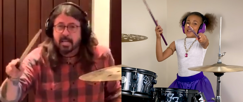 Dave Grohl Accepts 10-Year-Old Drummer Nandi Bushell's Drum-Off Challenge