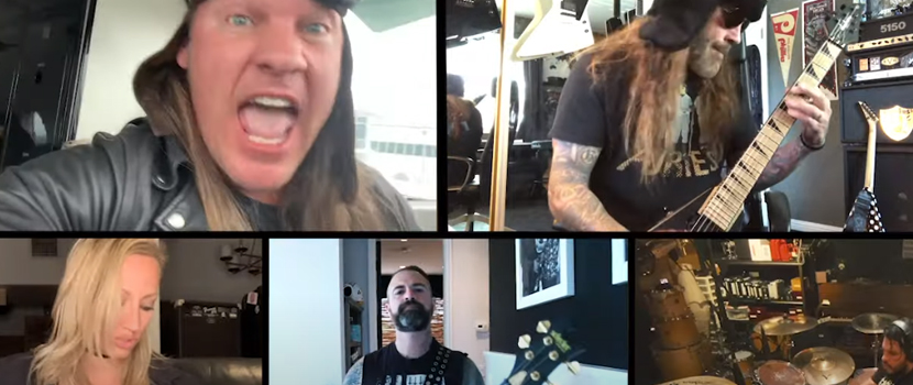 Chris Jericho, Nita Strauss, Avenged Sevenfold, Etc. Members Cover Iron Maiden's "Aces High"