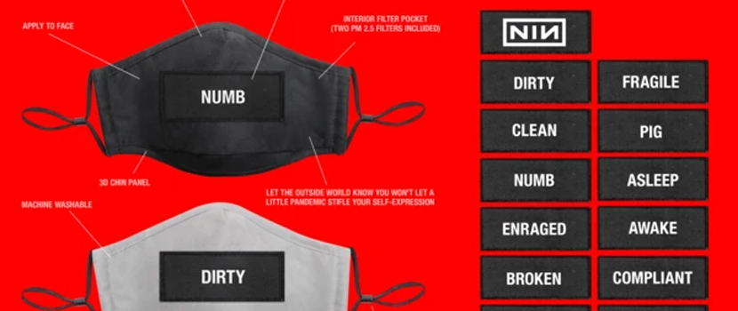 Nine Inch Nails Release Modular Face Mask With Expansion Packs