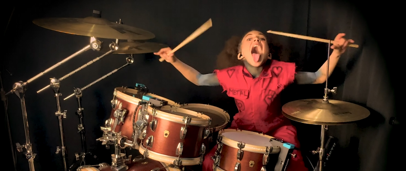 Nandi Bushell Graduates To Double Kick Drumming With Slipknot Cover (Updated)