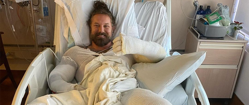 As I Lay Dying's Tim Lambesis Checks In From His Bonfire Mishap, Confirms His 'Man Parts' Were Not Affected By The Blaze