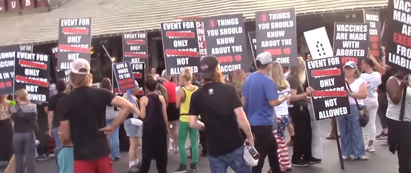 Anti-Vaxxers Protested Foo Fighters' Agoura Hills Show For Fully Vaccinated Fans