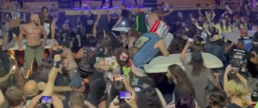 A Golf Cart Circle Pit Took Place During Exodus' 'Full Terror Assault' Set