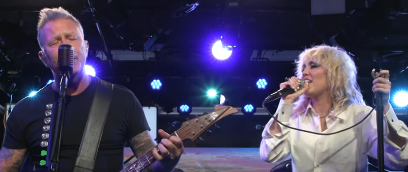 See Metallica Team With Miley Cyrus On "Nothing Else Matters" For 'The Howard Stern Show'
