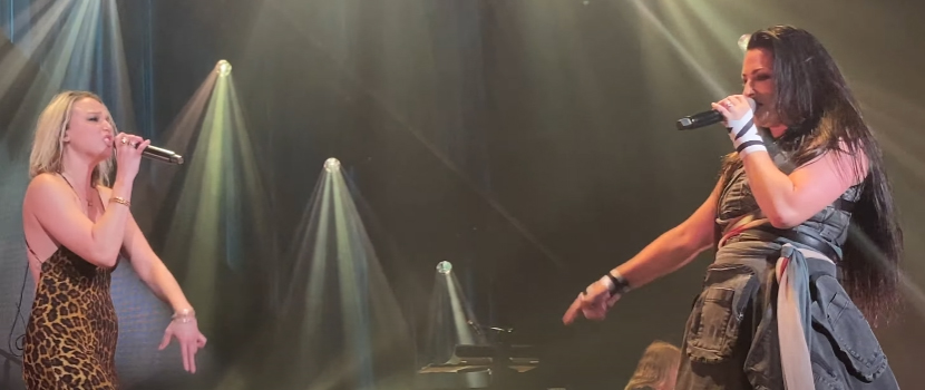 Evanescence Joined By Halestorm's Lzzy Hale For Live Cover Of Linkin Park's "Heavy"