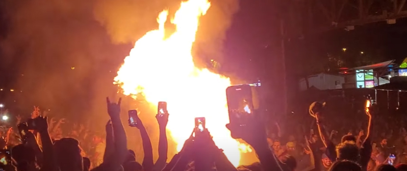 Slipknot Forced To Pause Phoenix, AZ Show Due To Fans Starting A Bonfire