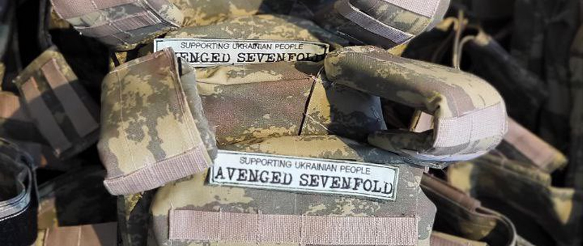 Avenged Sevenfold's Benefit Shirt Campaign For The People Of Ukraine Raised Money For Bulletproof Vests