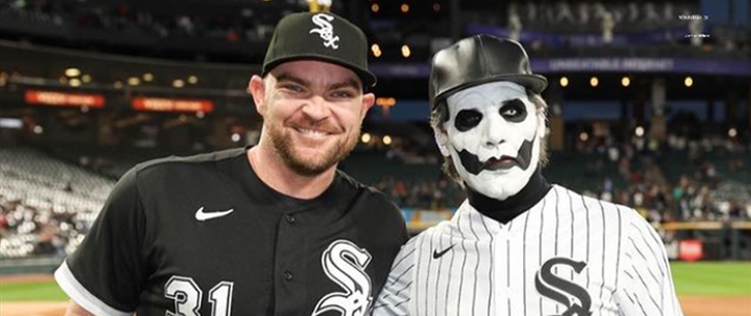 Watch Ghost's Papa Emeritus IV Throw First Pitch At Today's Guardians Vs. White Sox Game