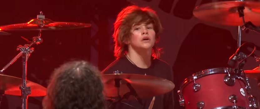 Watch Official Footage Of Foo Fighters Performing "My Hero" With Taylor Hawkins' Son Shane