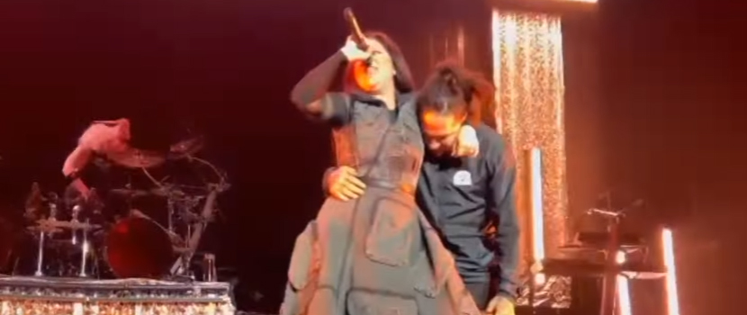 Watch P.O.D.'s Sonny Sandoval Join Evanescence Onstage For "Bring Me To Life"