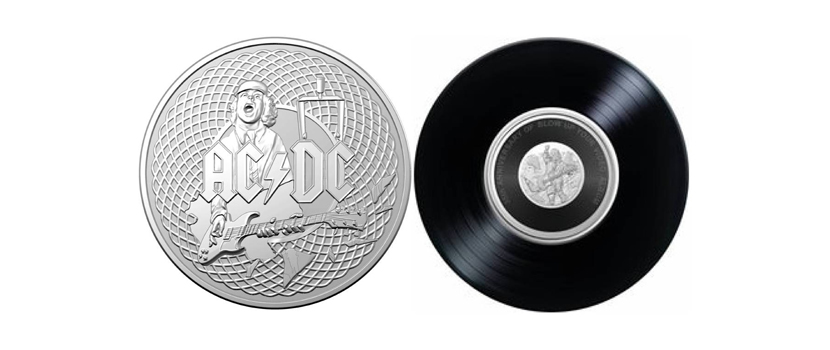 The Royal Australian Mint Offering New AC/DC Coins