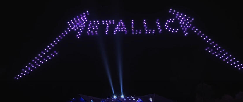 This 400-Foot Halloween Metallica/'Stranger Things' Light Show Is Pretty Incredible