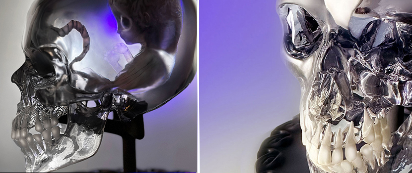 Here's What Tool's Upcoming "10,000 Days"-Inspired 'Fetus In Skull' Statue Looks Like
