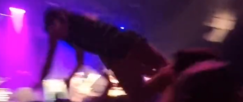 This Hardcore Fan's Apparent Attempt To Jump To The Stage During A Recent Speed Show Is A Cautionary Tale