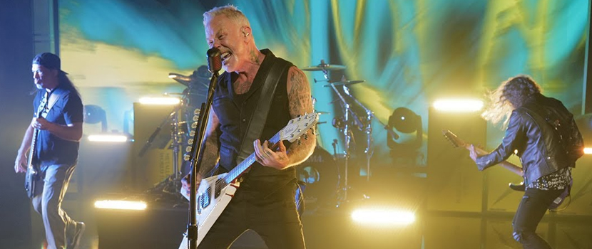 Watch Metallica Perform "Lux Æterna" Live On 'Jimmy Kimmel Live!' And Take Part In An Interview