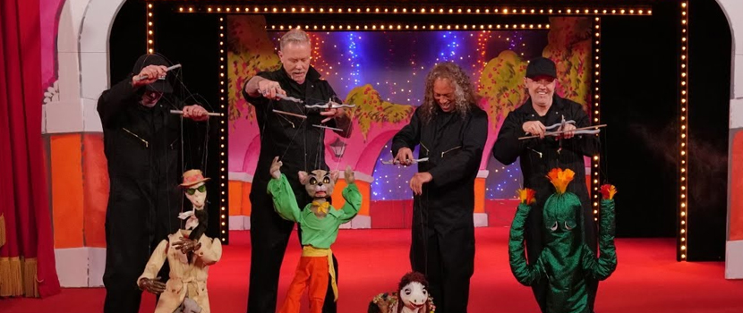 Watch Metallica Perform "Master Of Puppets" And Attempt To Master Some Actual Puppets On 'Jimmy Kimmel Live!'