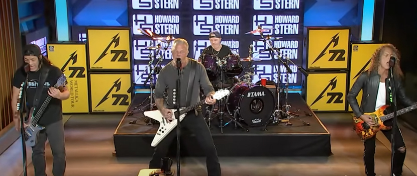 Watch Metallica Perform "Lux Æterna", "Blackened 2020" & "Turn The Page" On 'The Howard Stern Show'