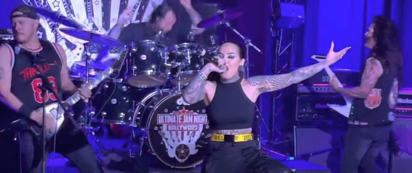 Watch Jinjer's Tatiana Shmayluk Front A Cover Of Lamb Of God's "Laid To Rest"