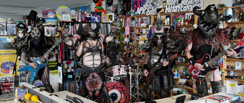 Watch GWAR Perform On NPR's 'Tiny Desk Concert Series'