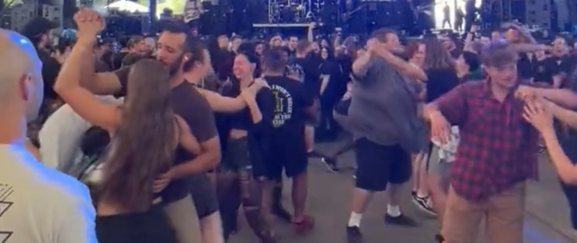 Alpha Wolf Fans Have Taken To Slow Dancing In The Pit