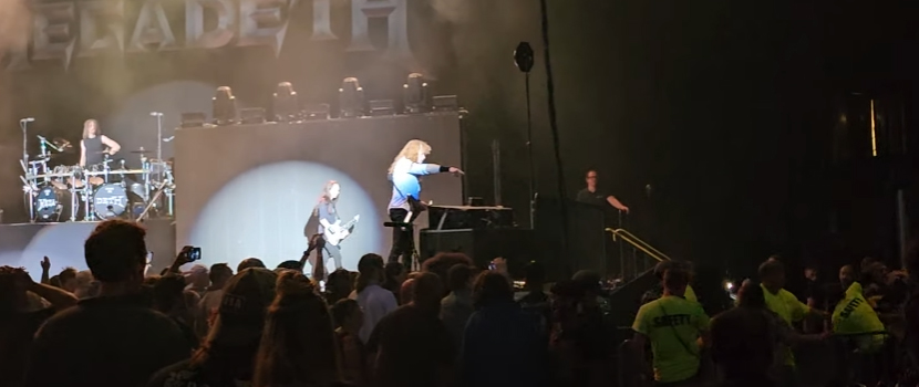 Watch: Megadeth's Dave Mustaine Scolds Security For Allegedly Hitting Audience Member