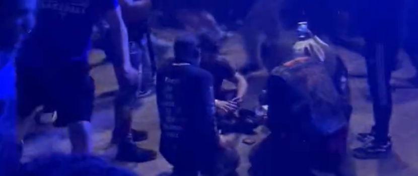 A Magic: The Gathering Match Played Out In The Middle Of A Circle Pit During Frozen Soul's Live Set Last Night