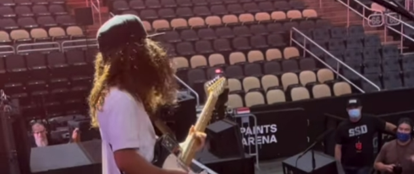 Watch Roman Morello Rip Through "Killing In The Name" With His Father's Rage Against The Machine Bandmates