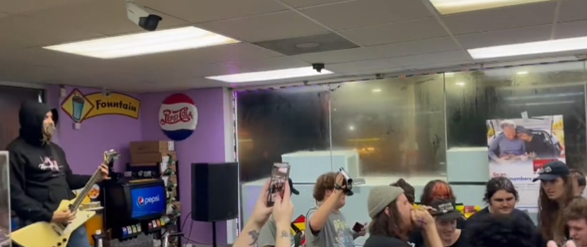 Wielded Steel Performed Live In A Gas Station Convenience Store Yesterday