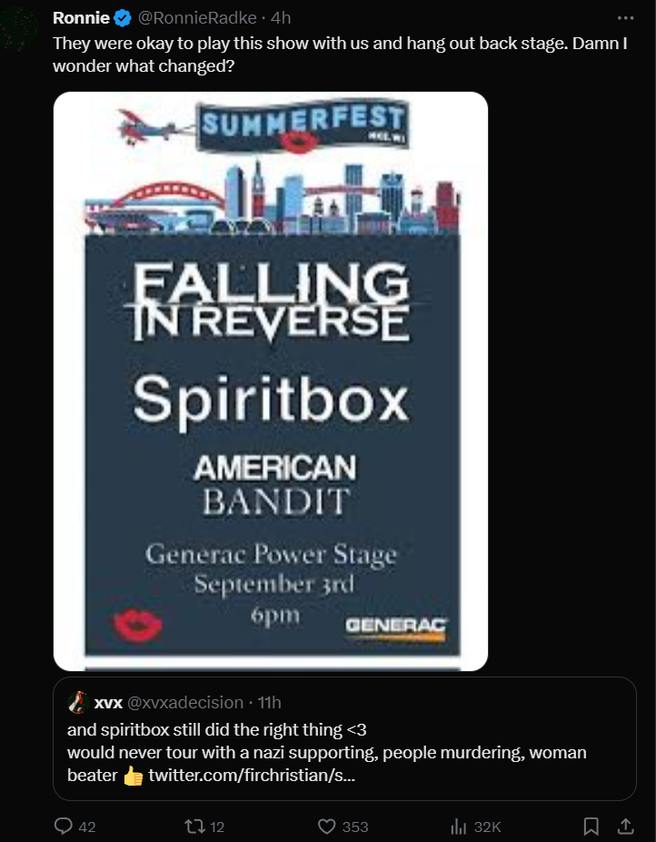 Ronnie Radke On Spiritbox