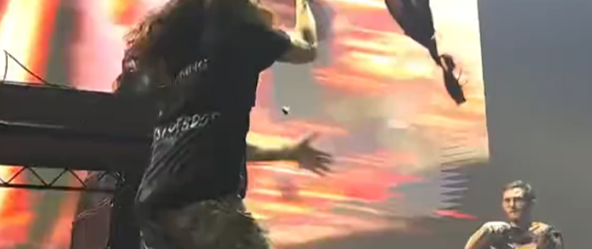 Watch Sullivan King Mistakenly Throw His Guitar At A Photographer Instead Of His Tech