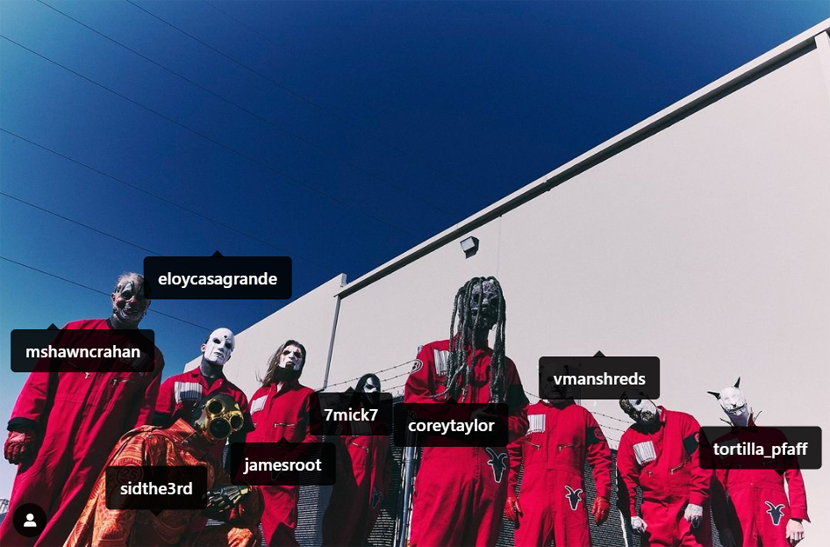 Slipknot's social media post