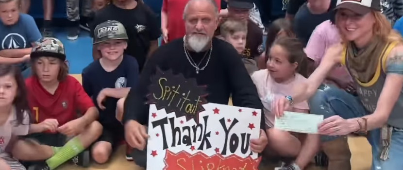 Slipknot's Clown Spends Time With Youngsters Amid The Band's Recent Round Of Charitable Donations