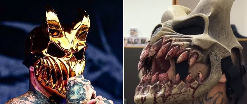 Slaughter To Prevail's Alex Terrible Shows Off His Latest Mask