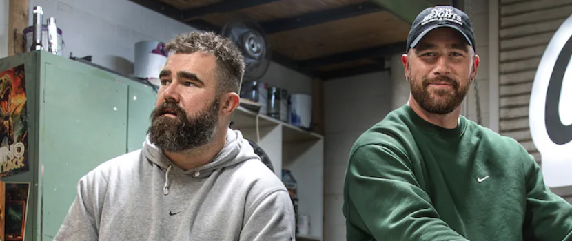 Jason & Travis Kelce's Garage Beer Brewing Company Have Spoofed Korn's Logo On A New Hat
