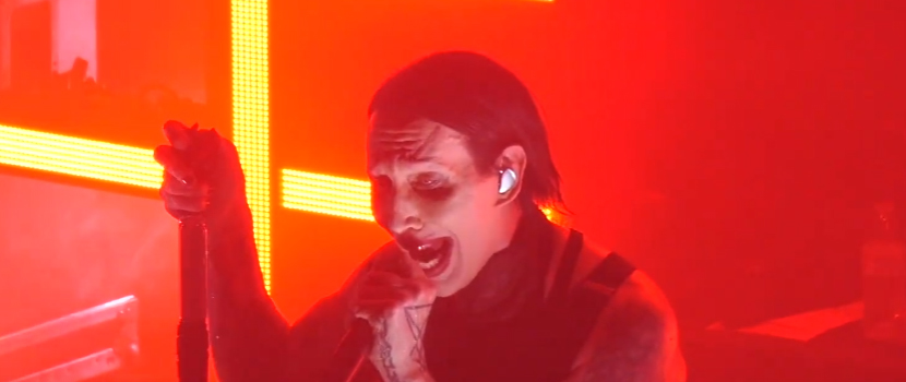 Marilyn Manson Debuted His Latest Single Live Last Night, Footage Of Full Set Available
