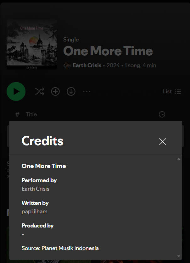 Fake Earth Crisis Song